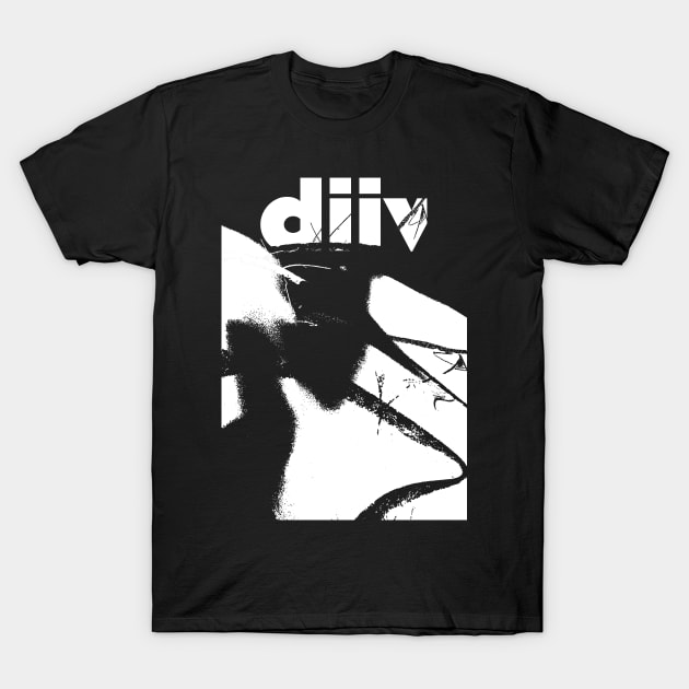 DIIV ≥≤ Original Glitch Style Fan Artwork T-Shirt by unknown_pleasures